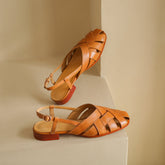 Handgemachte Fischerledersandalen Sommerschuhe